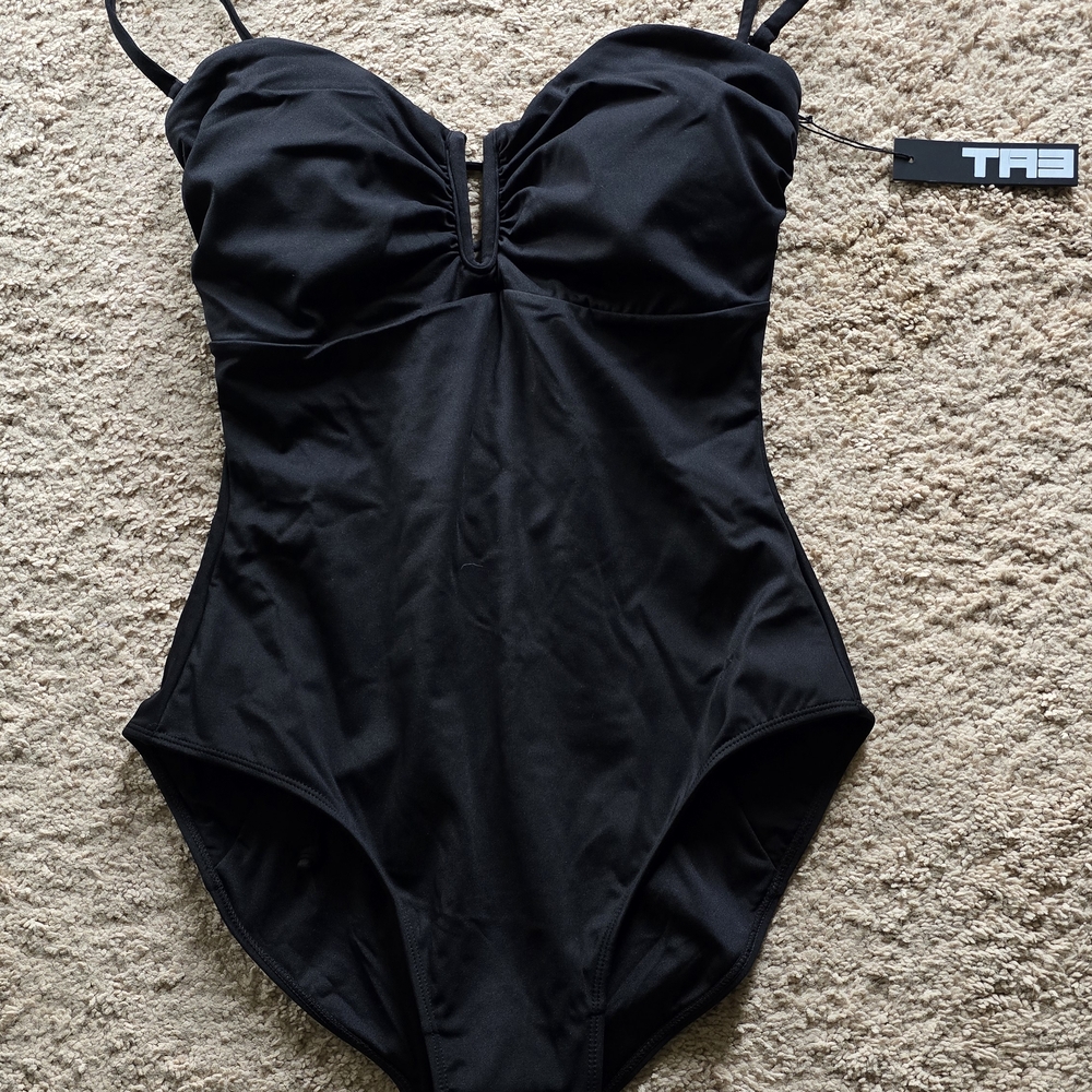 TA3 L Converty Black One-Piece Swimsuit
